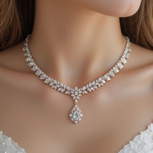 luxury ruby red crystal necklace (copy)