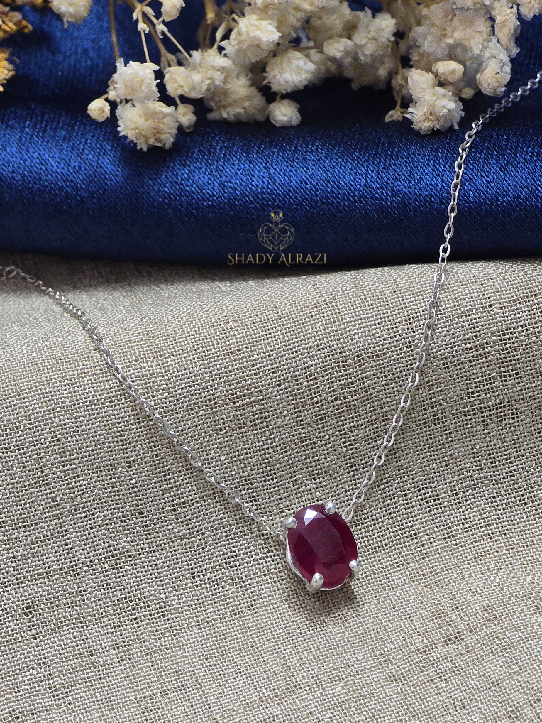 Ruby Desire Necklace Stone size: 8.30 × 8.80 mm - Image 2