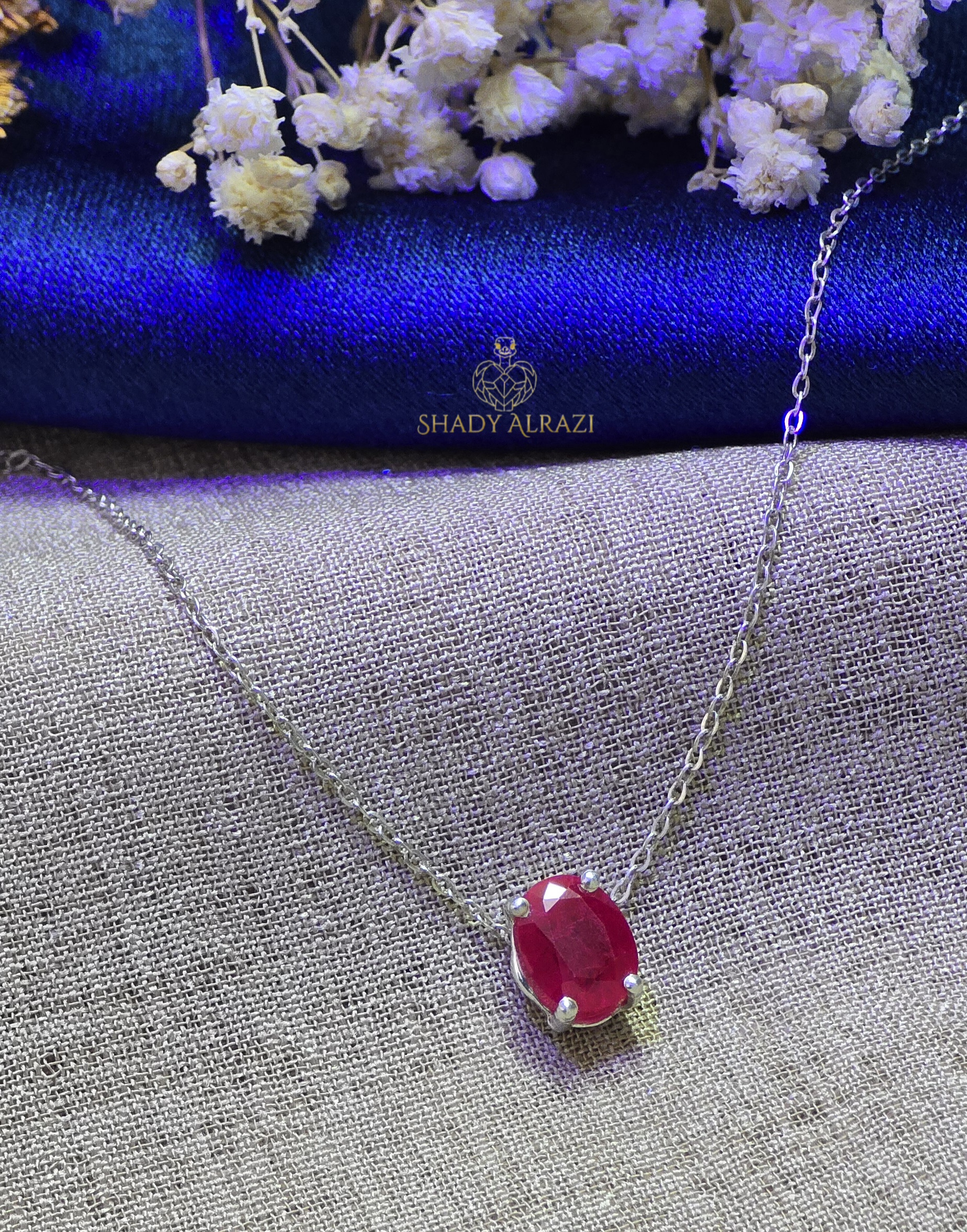 Ruby Desire Necklace Stone size: 8.30 × 8.80 mm - Image 3